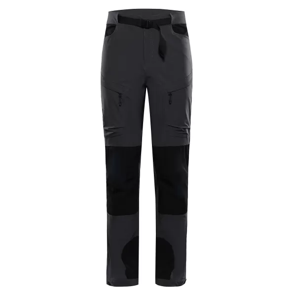  Muške softshell hlače ALPINE PRO AKAN 2 TAMNOSIVA 