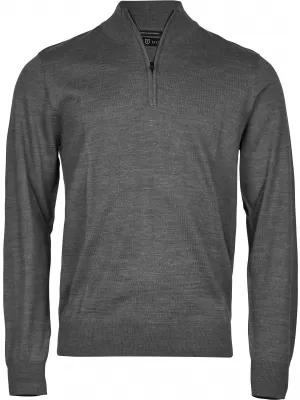 Muški pulover TEE JAYS | TJ 6010 SIVI MELANGE