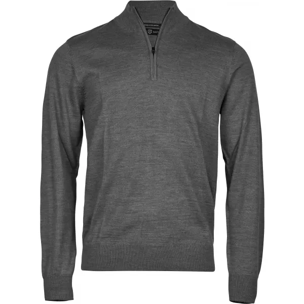  Muški pulover TEE JAYS | TJ 6010 SIVI MELANGE 