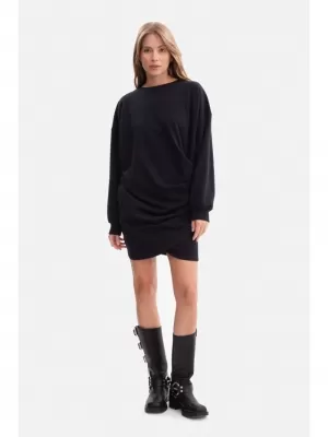 Haljina BEWEAR B298 CRNA