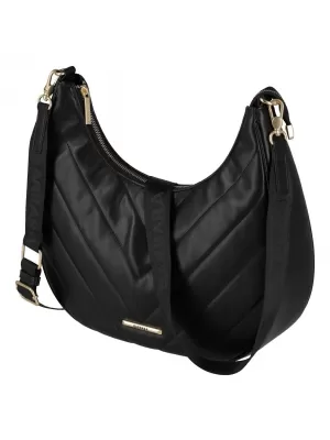 ručna torbica TRAVELITE BARBARA COZY HOBO BAG CRNA