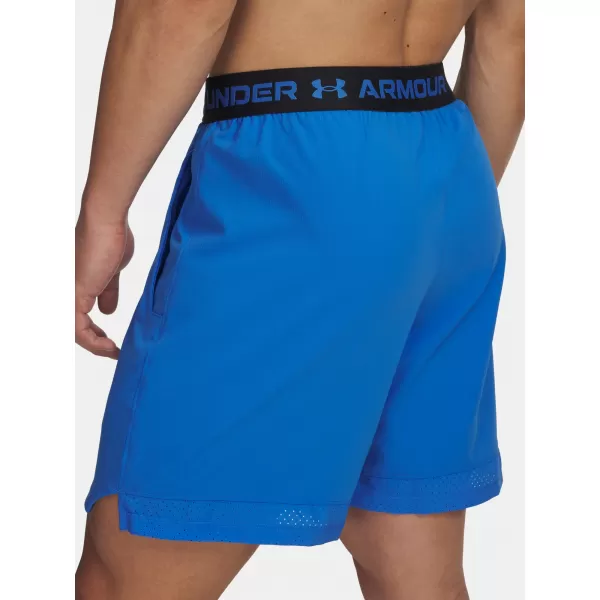  Muške kratke hlače UNDER ARMOUR UA VANISH WOVEN 6IN SHORTS PLAVA 