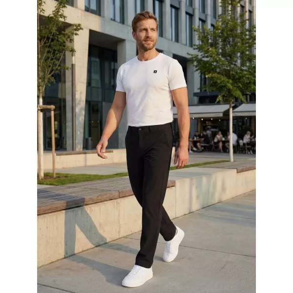  Muške hlače ALTISPORT ATS TROUSER SLIM-FIT CRNA 