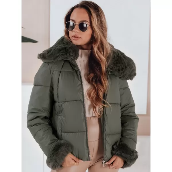  Ženska jakna DSTREET TY5068 ZELENA 