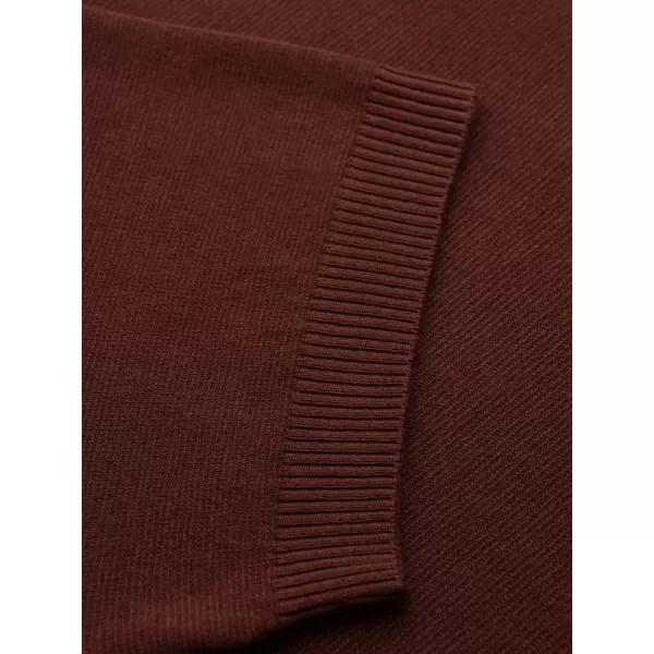  Muški majica OMBRE OM-POSS-0159 TAMNO SMEĐI 