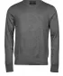 Muški pulover TEE JAYS | TJ 6000 SIVI MELANGE