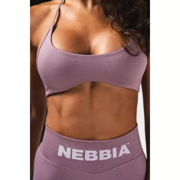  Bešavni sportski grudnjak na podizanje FLOW SEAMLESS 495 PINK Nebbia 