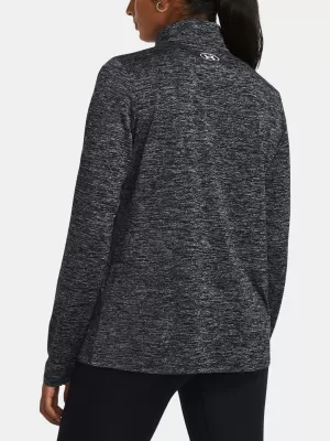 Ženski sweatshirt UNDER ARMOUR TECH 1/2 ZIP- TWIST 1384225-001 CRNA