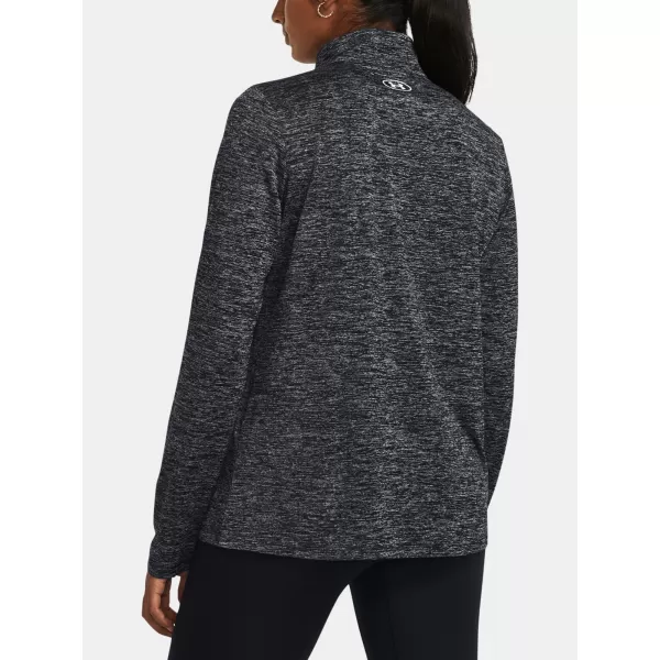  Ženski sweatshirt UNDER ARMOUR TECH 1/2 ZIP- TWIST CRNA 