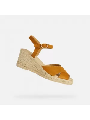 Ženske sandale GEOX GELSA LOW JANTAR