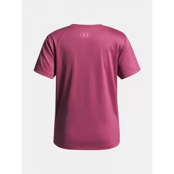  Majica za djevojčice UNDER ARMOUR TECH VARSITY GRAPHIC SS 6007917-659 CRVENA 