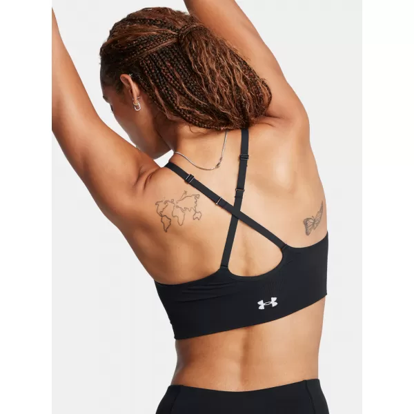  Ženski grudnjak UNDER ARMOUR VANISH SEAMLESS LOW BRA 1384417-001 CRNA 