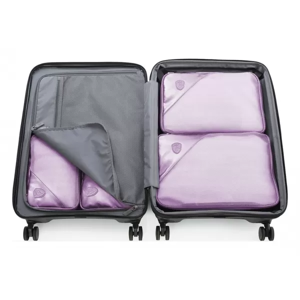  Set organizatora HEYS METALLIC PACKING CUBE 5PC LILA 
