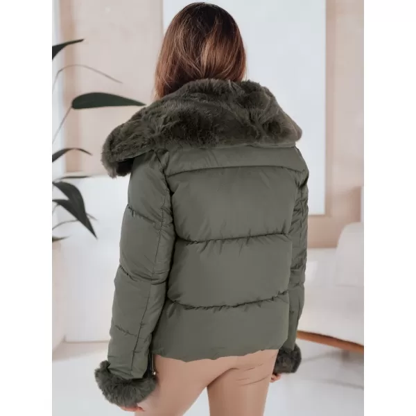  Ženska jakna DSTREET TY5068 ZELENA 
