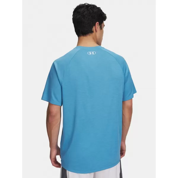  Muška majica kratkih rukava UNDER ARMOUR UA TECH TEXTURED SS 1382796-453 PLAVA 