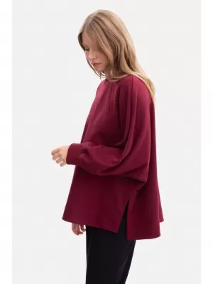 Ženski sweatshirt BEWEAR B306 TAMNOCRVENA