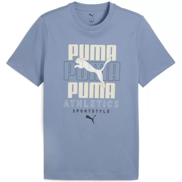  Košulja PUMA GRAPHIC STACKED GRAPHIC TEE 68803834 HLADNO PLAVA 