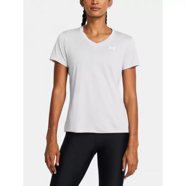 Ženska majica kratkih rukava UNDER ARMOUR TECH SSV- TWIST 1384227-014 SIVA 