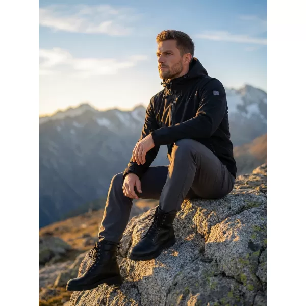  Muška softshell jakna ALTISPORT NEWET CRNA 