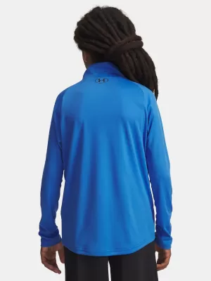 Majica za dječake UNDER ARMOUR UA TECH 2.0 1/2 ZIP 1363286-402 PLAVA