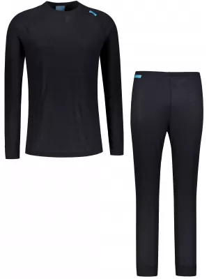 Muški termo set ALTISPORT GAIN CRNA