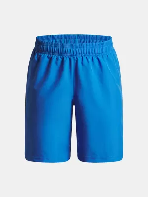 Kratke hlače za dječake UNDER ARMOUR UA TECH WOVEN WORDMARK SHORT 1383341-402 PLAVA