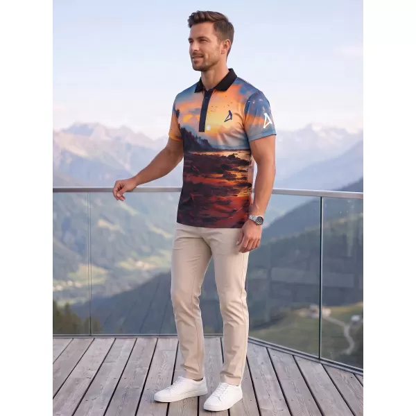  Muška funkcionalna majica kratkih rukava s vrhunskom kragnom ALTISPORT VOJ/ALM116TR05 BANKA 