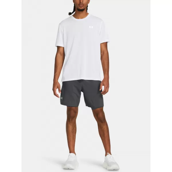  Muške kratke hlače UNDER ARMOUR UA LAUNCH 7'' 2-IN-1 SHORTS 1382641-025 SIVA 