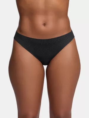 Ženske tange UNDER ARMOUR UA PURE STRETCH MESH (3KS) 1390412-001 CRNA