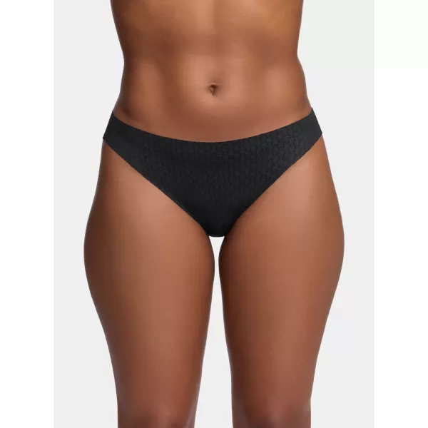  Ženske tange UNDER ARMOUR UA PURE STRETCH MESH (3KS) 1390412-001 CRNA 
