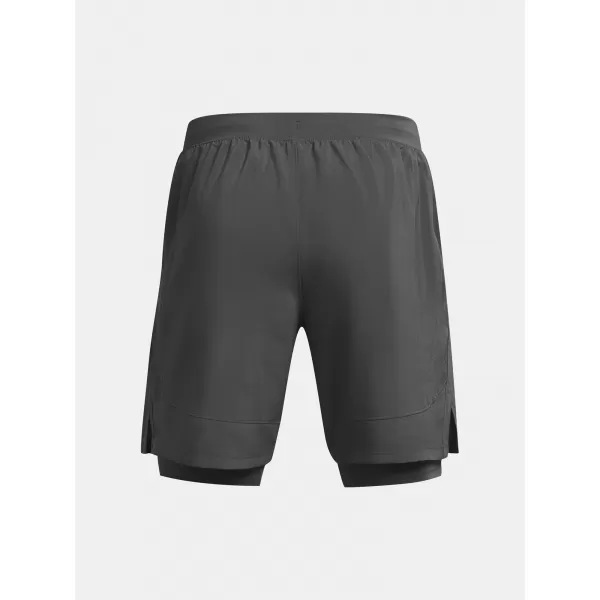  Muške kratke hlače UNDER ARMOUR UA LAUNCH 7'' 2-IN-1 SHORTS 1382641-025 SIVA 