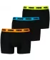 Bokser PUMA MEN EVERYDAY BOXER 3P 93832706 CRNE/RAZNOLIKE BOJE LOGOTIPA