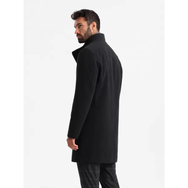  Muški kaput OMBRE OM-COWC-0141 CRNI 
