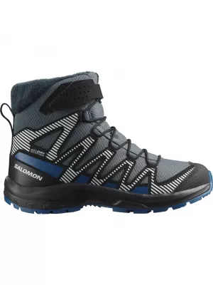 Dječje cipele SALOMON XA PRO V8 WINTER WATERPROOF J TURBULENCIJA/CRNA/TAMNOPLAVA