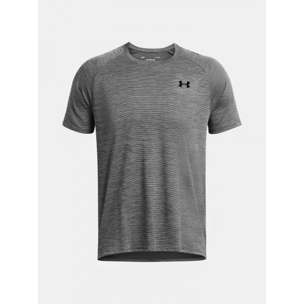  Muška majica kratkih rukava UNDER ARMOUR UA TECH TEXTURED SS 1382796-025 SIVA 