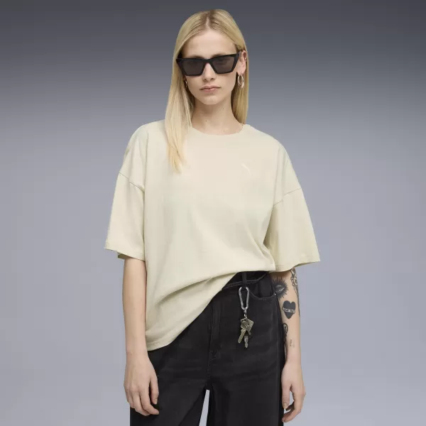  Ženska majica kratkih rukava PUMA HER OVERSIZED TEE 68814887 ALPSKI SNIJEG 