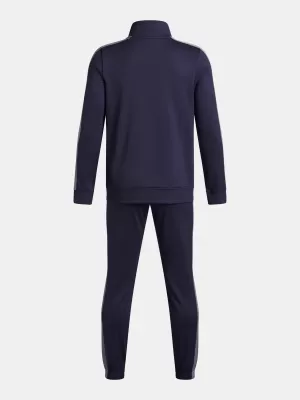 Dječački komplet UNDER ARMOUR UA RIVAL KNIT TRACK SUIT 1363290-403 PLAVA