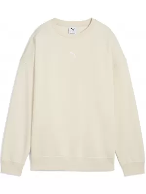 Ženska majica PUMA ESS OVERSIZED CREW FL 68540087 ALPSKI SNIJEG