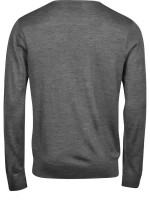 Muški pulover TEE JAYS | TJ 6000 SIVI MELANGE
