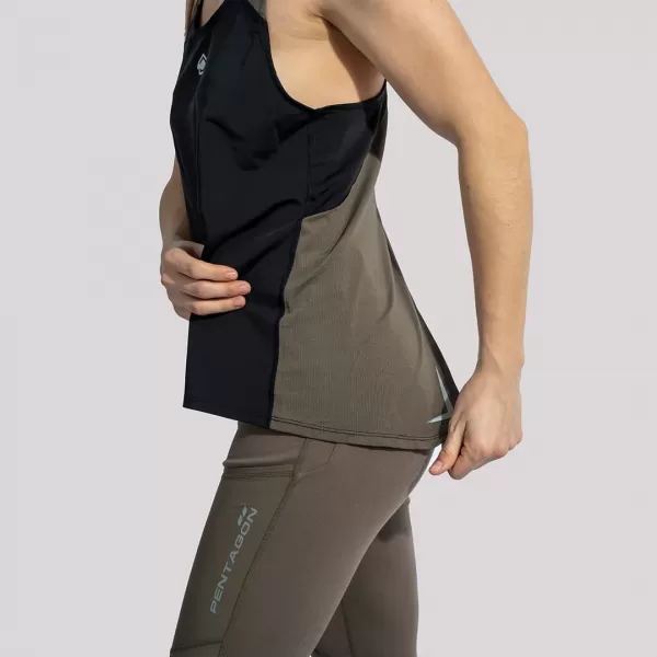  Ženska majica kratkih rukava PENTAGON ARIA WOMENS TANK TOP OFF K09046 CRNA 
