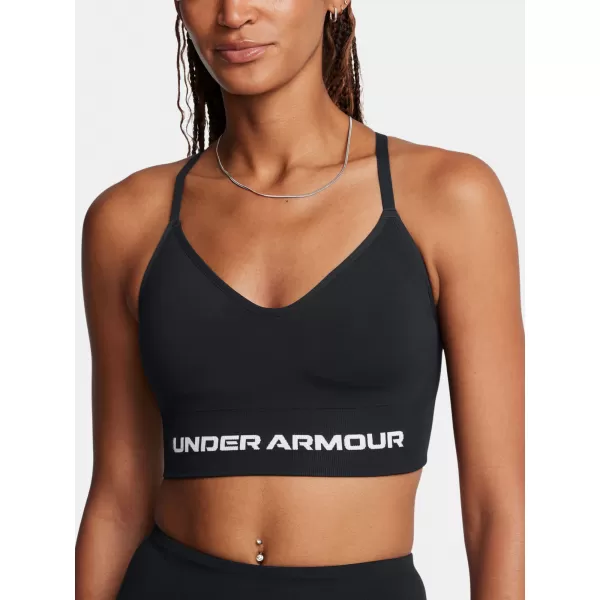  Ženski grudnjak UNDER ARMOUR VANISH SEAMLESS LOW BRA 1384417-001 CRNA 