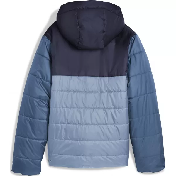  Jakna PUMA ESS HOODED PADDED JACKET 68522634 HLADNO PLAVA 