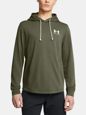 Muški sweatshirt UNDER ARMOUR UA RIVAL TERRY LC HD 1370401-390 ZELENA