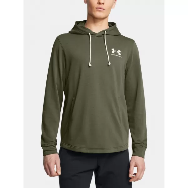  Muški sweatshirt UNDER ARMOUR UA RIVAL TERRY LC HD 1370401-390 ZELENA 