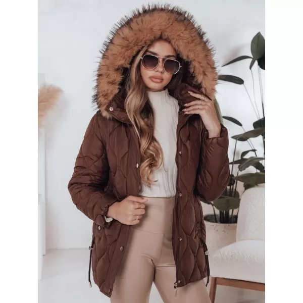  Ženska jakna DSTREET TY5013 SMEĐI 
