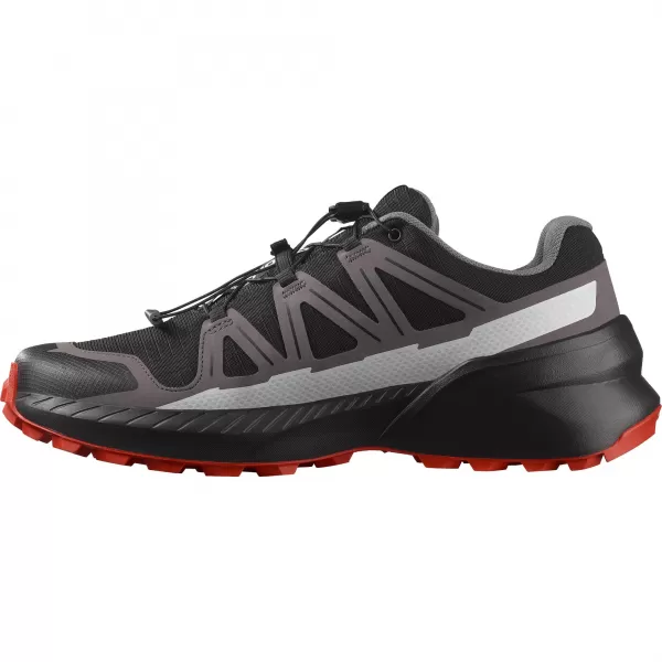  Muške cipele SALOMON SPEEDCROSS PEAK GORE-TEX CRNA/CASTLEROCK/CHERRY RAJČICA 