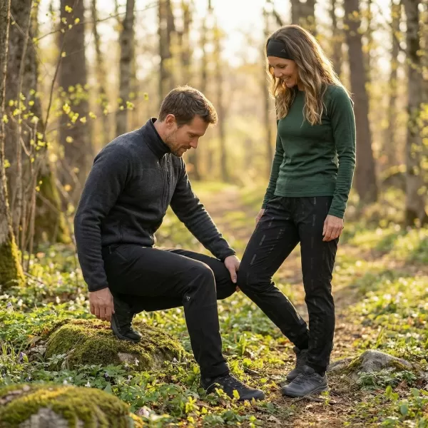  Muške softshell hlače ALTISPORT CORRON CRNA 