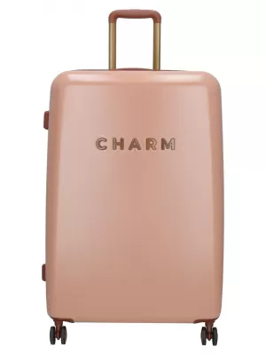 Kofer CHARM LONDON CAPETOWN L RUŽIČASTA