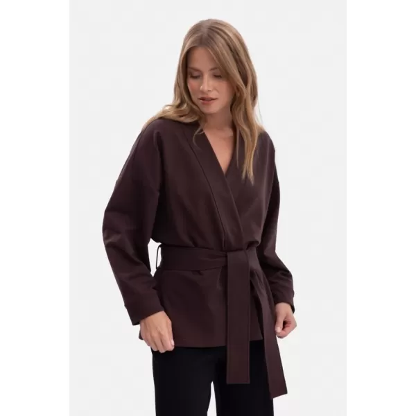  Ženska bluza BEWEAR B297 TAMNA ČOKOLADA 