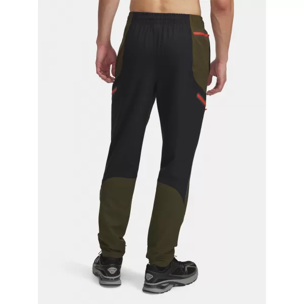  Muške sportske hlače UNDER ARMOUR UA UNSTOPPABLE CARGO PANT 1390256-308 ZELENA 